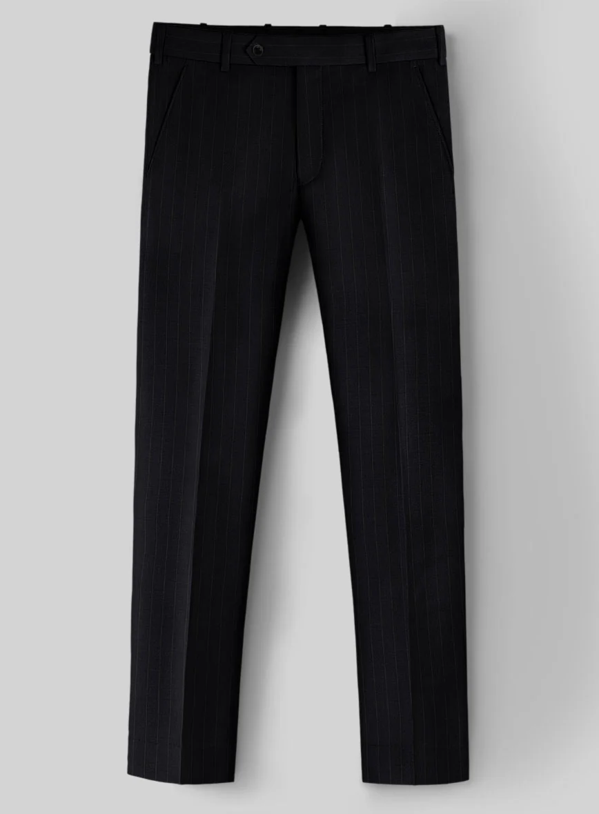 Hardy Minnis Deep Blue Chalkstripe Wool Suit - Image 6