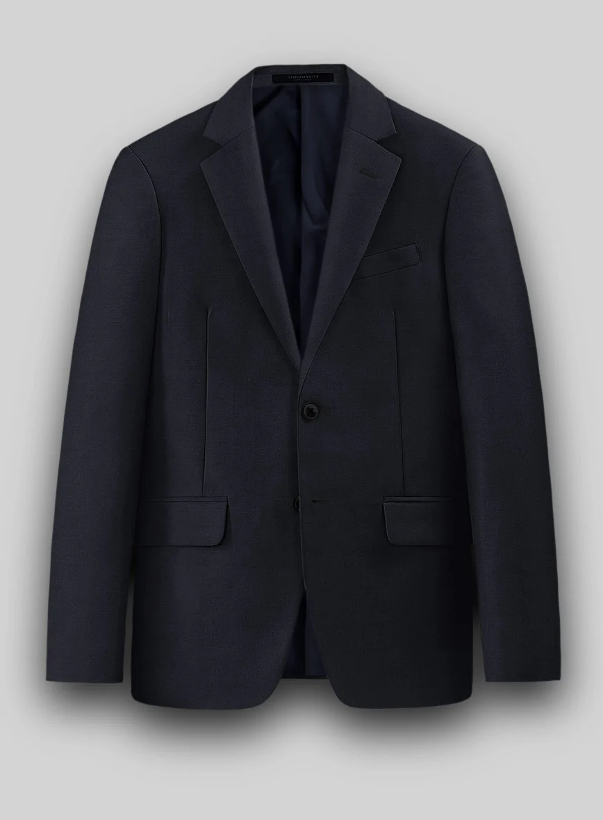 Hardy Minnis Deep Blue Twill Wool Suit - Image 5
