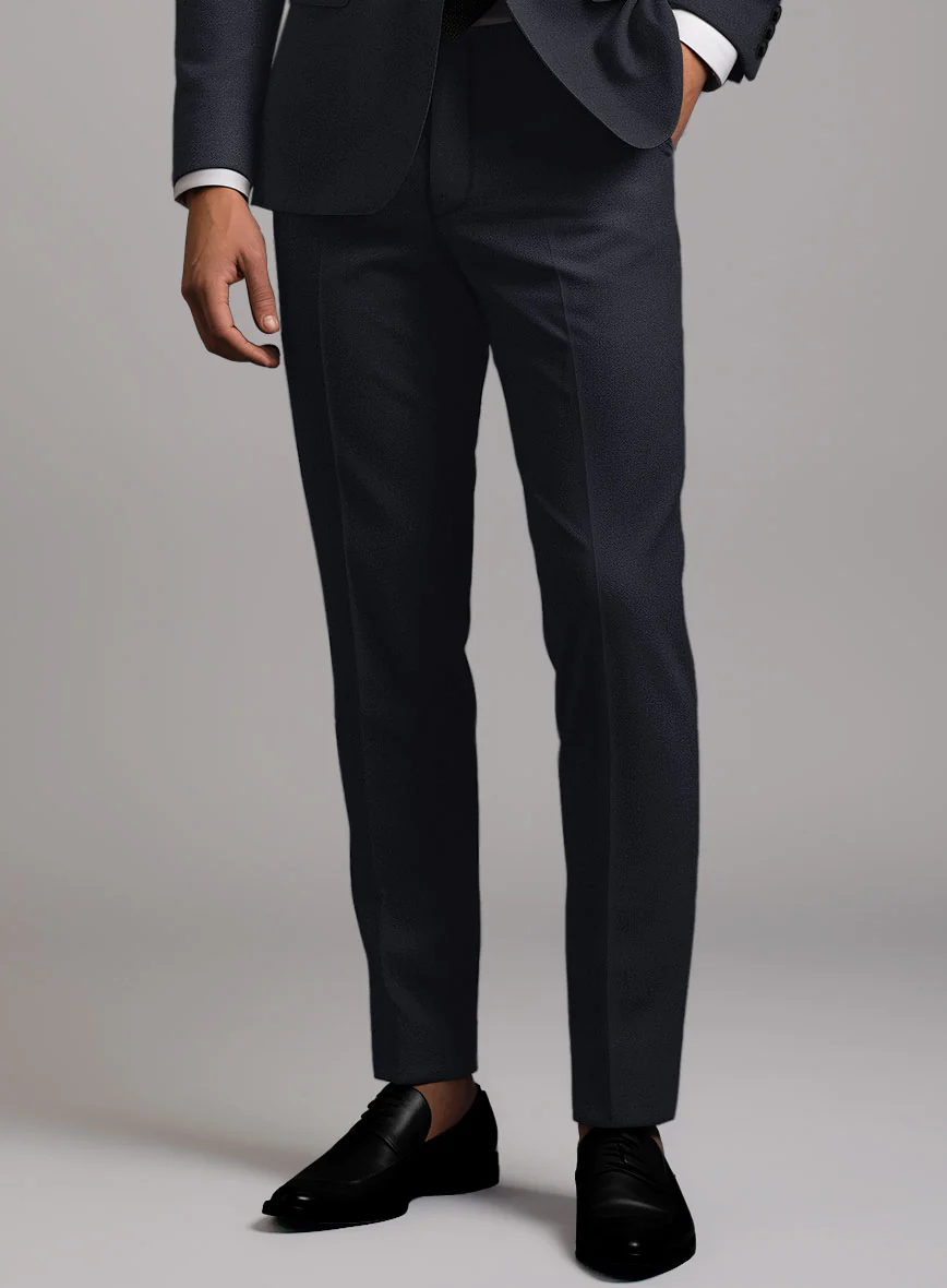 Hardy Minnis Deep Blue Twill Wool Suit - Image 7
