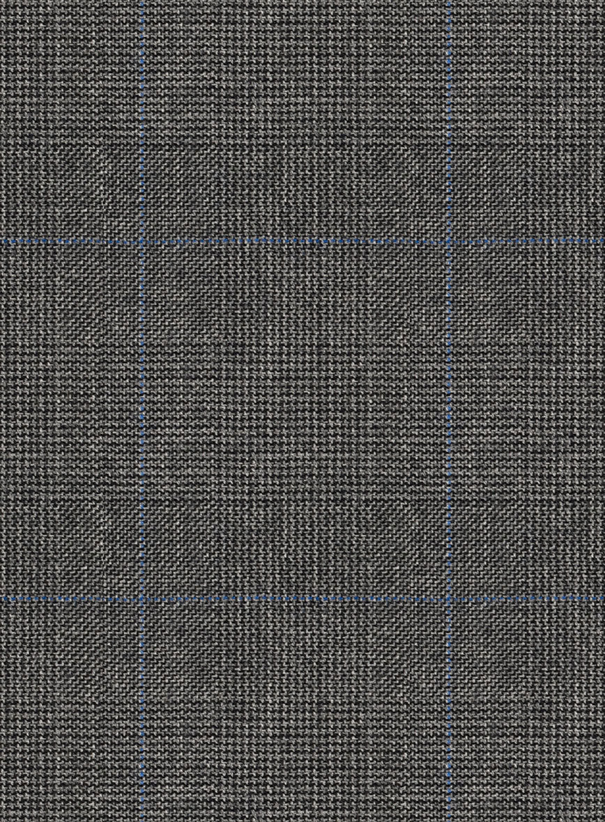 Hardy Minnis Gray Glen Wool Pants - Image 3