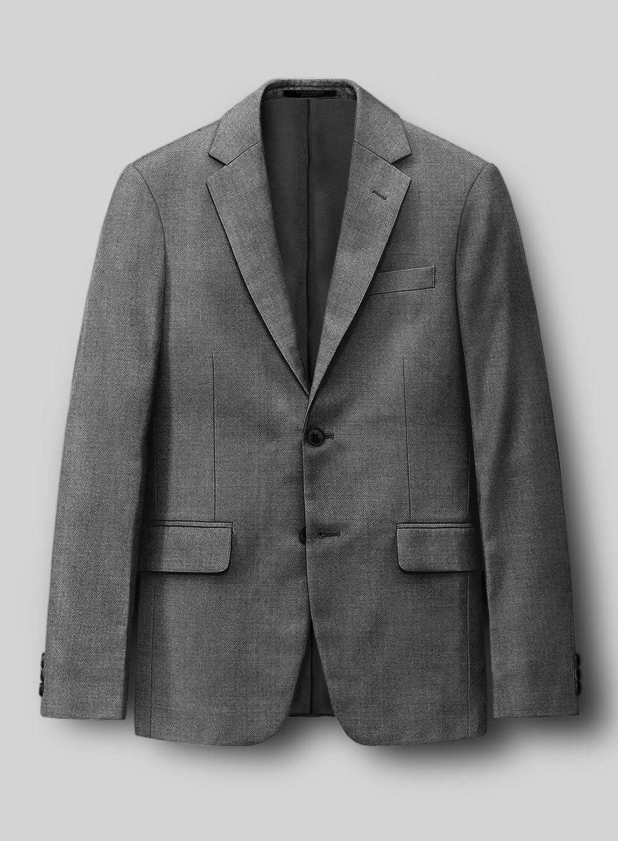 Hardy Minnis Gray Sharkskin Wool Suit - Image 3
