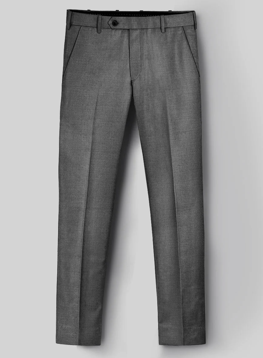 Hardy Minnis Gray Sharkskin Wool Suit - Image 6