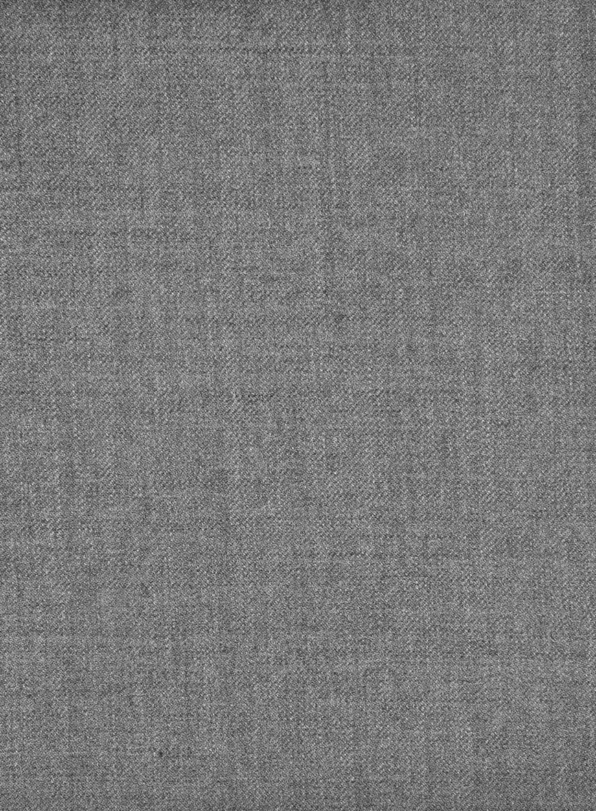 Hardy Minnis Gray Twill Wool Pants - Image 3