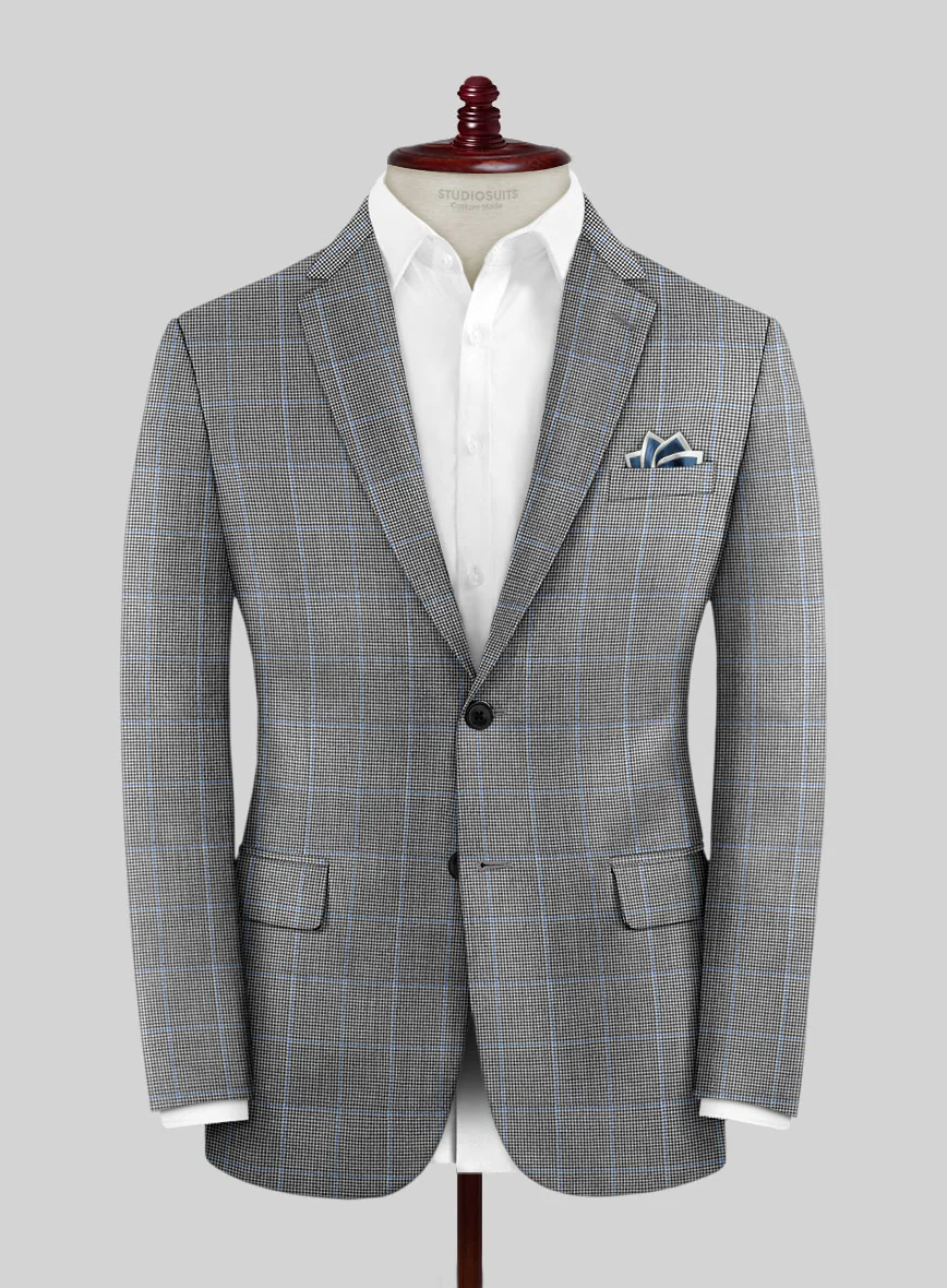 Hardy Minnis Houndstooth Check Wool Jacket - Image 3