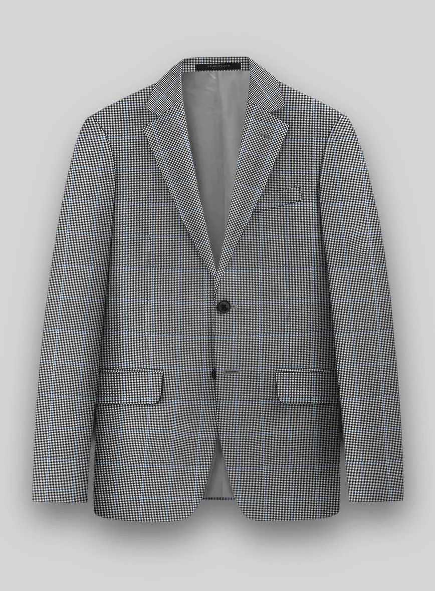 Hardy Minnis Houndstooth Check Wool Suit - Image 5