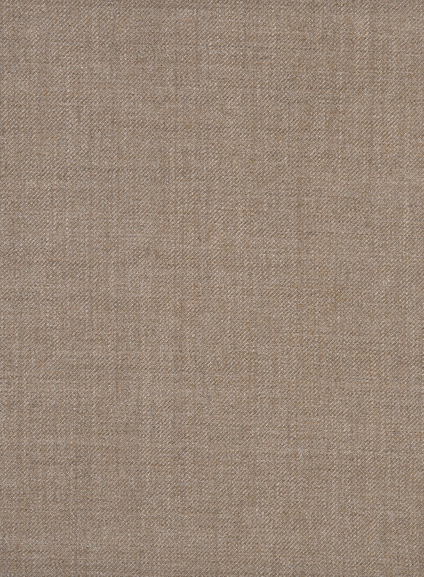 Hardy Minnis Light Brown Twill Wool Pants - Image 3