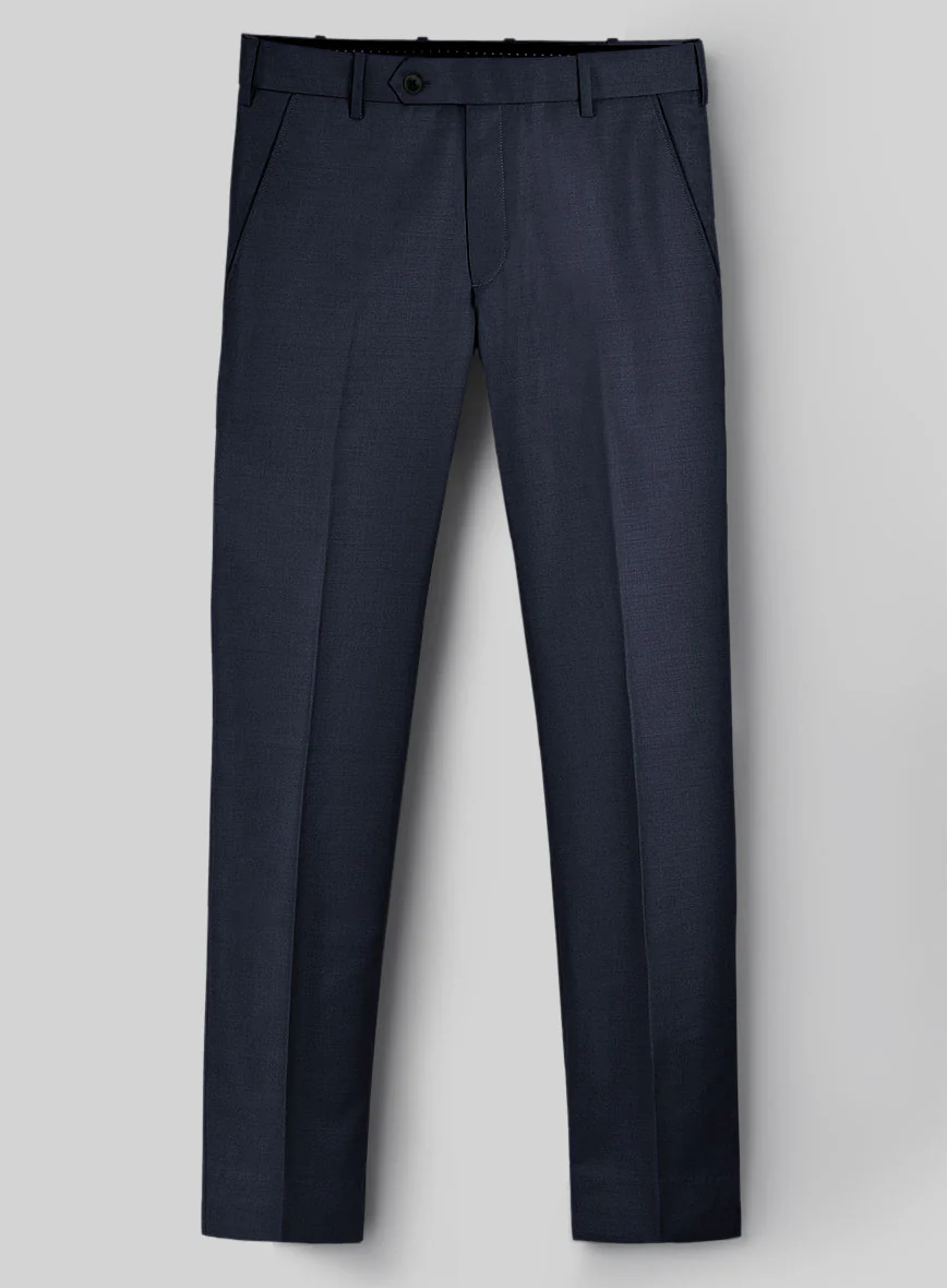 Hardy Minnis Mid Blue Twill Wool Suit - Image 6