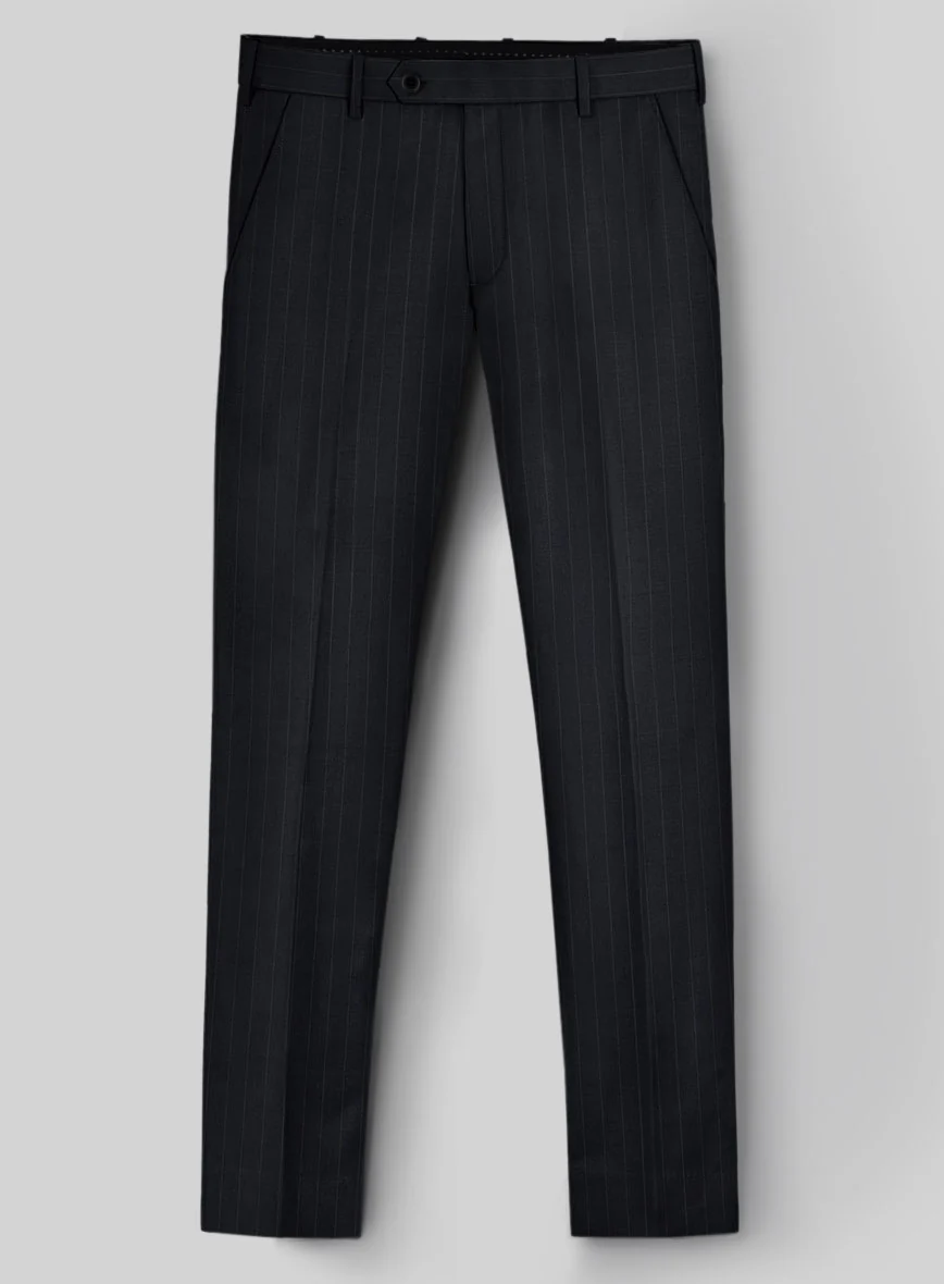 Hardy Minnis Midnight Blue Pinstripe Wool Suit - Image 5