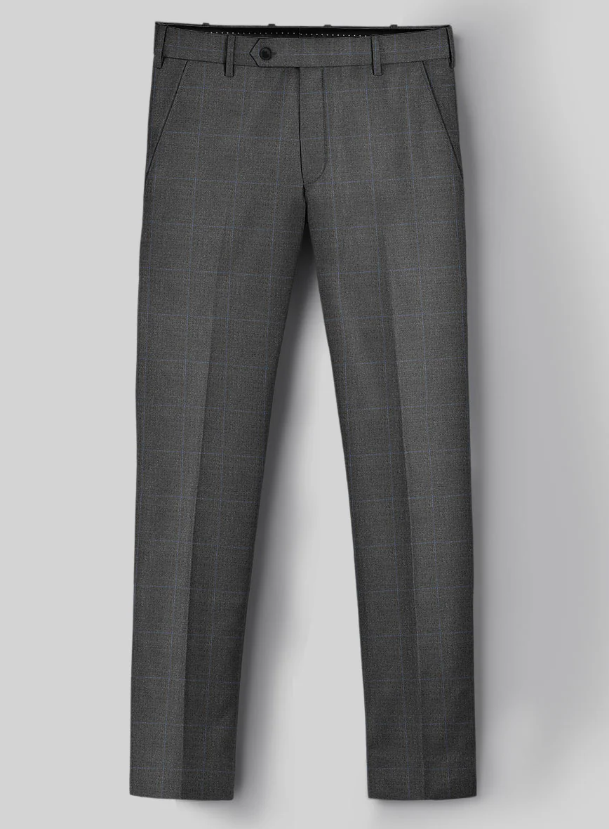 Hardy Minnis Pane Gray Wool Suit - Image 6