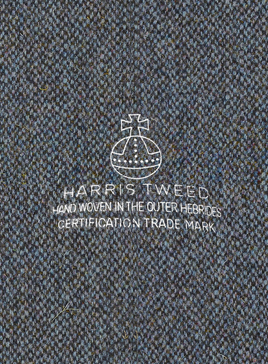 Harris Tweed Barley Blue Jacket - Image 4