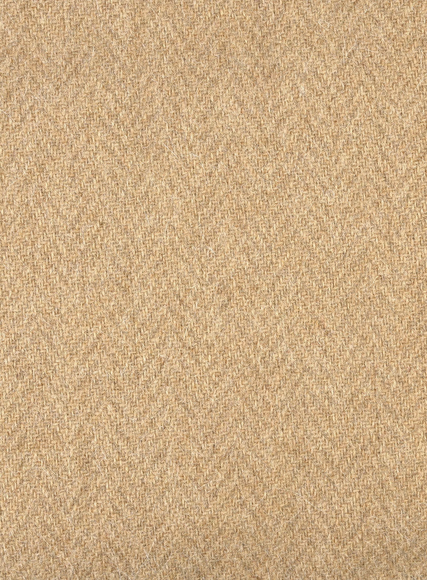 Harris Tweed Beige Herringbone Suit - Image 7