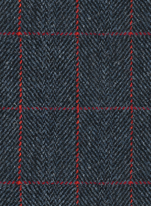Harris Tweed Blue Checks Pants - Image 2