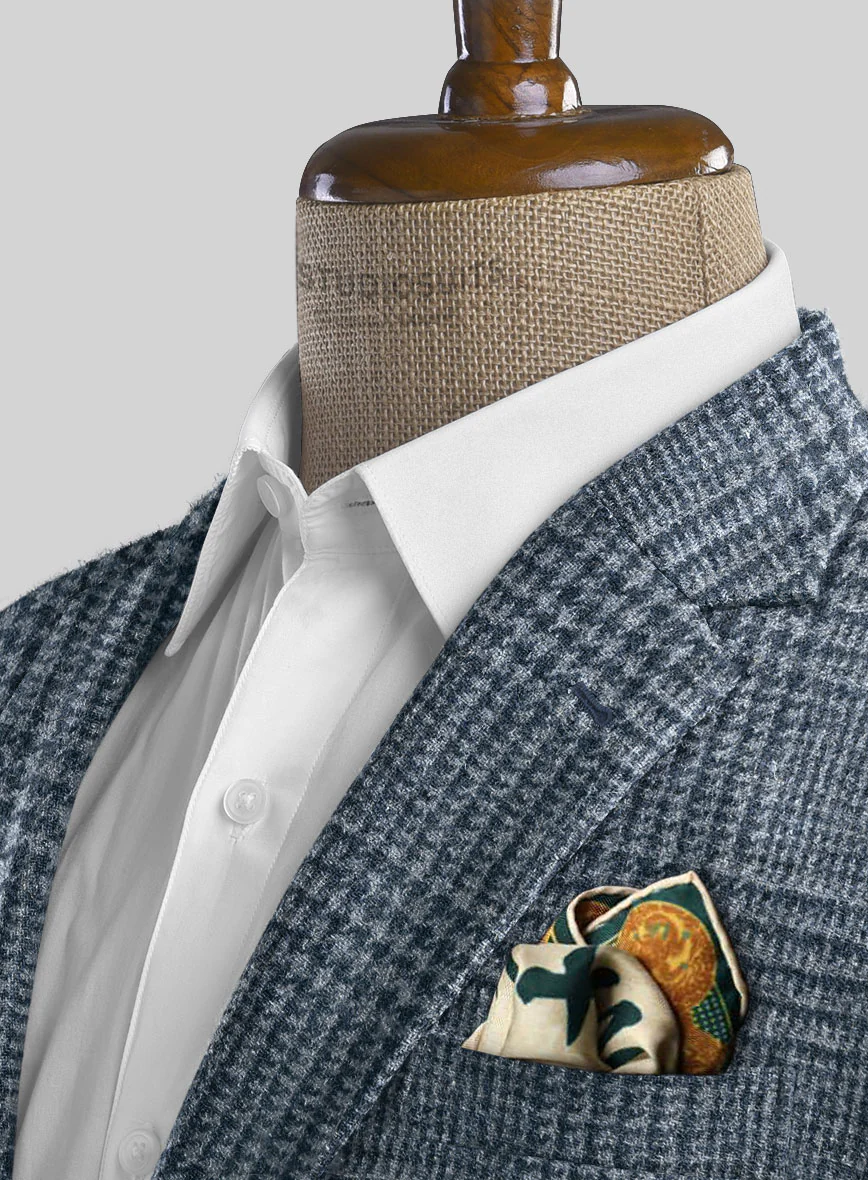Harris Tweed Blue Glen Jacket - Image 2
