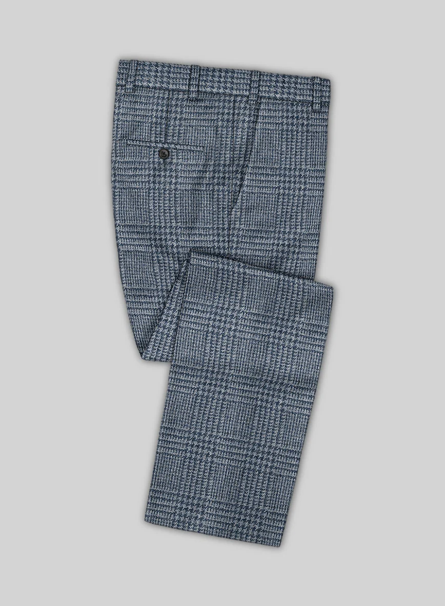 Harris Tweed Blue Glen Suit - Image 5