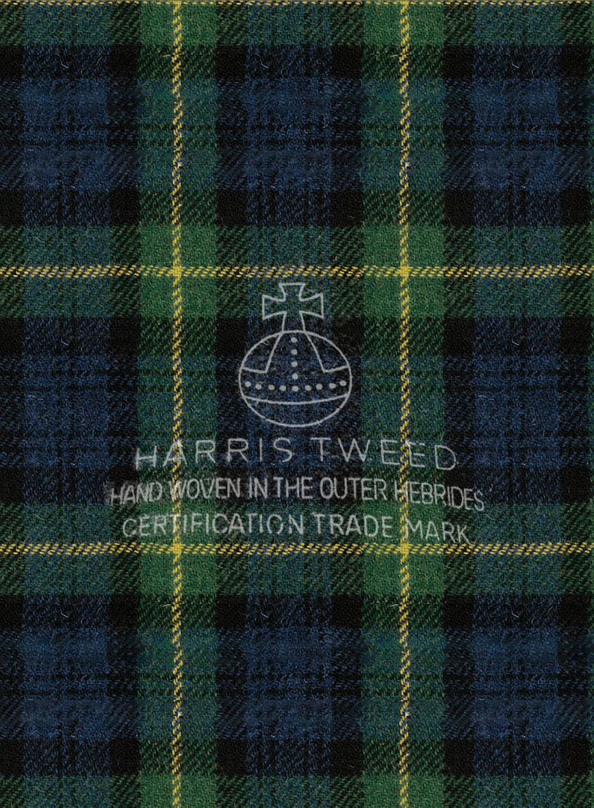 Harris Tweed Bluefern Tartan Jacket - Image 3