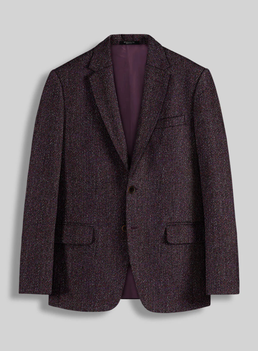 Harris Tweed Bramblewine Herringbone Suit - Image 4