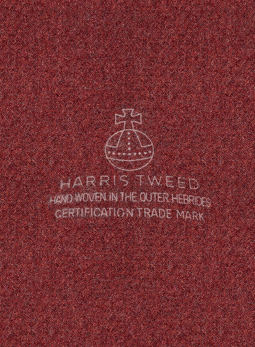 Harris Tweed Brickred Hopsack Jacket - Image 4