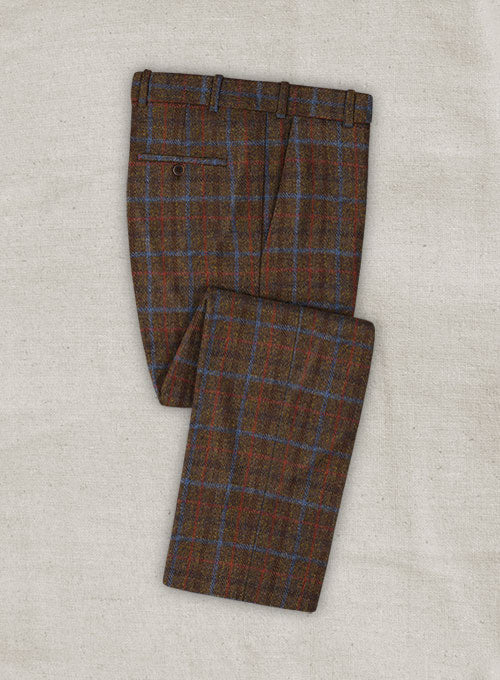 Harris Tweed Brown Checks Suit - Image 4