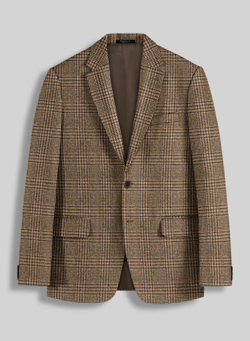 Harris Tweed Brown Glen Suit - Image 3