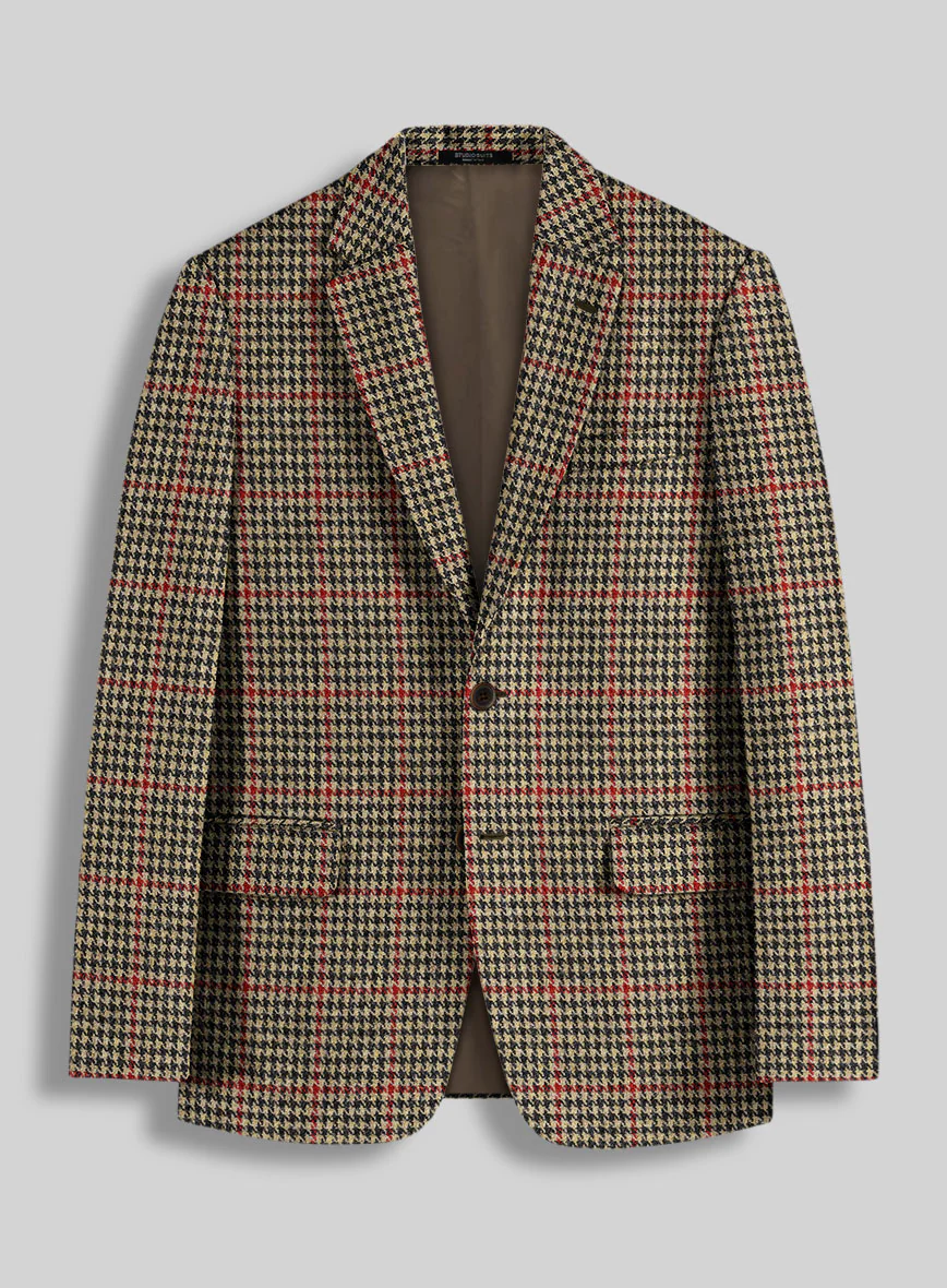 Harris Tweed Carmine Beige Suit - Image 3