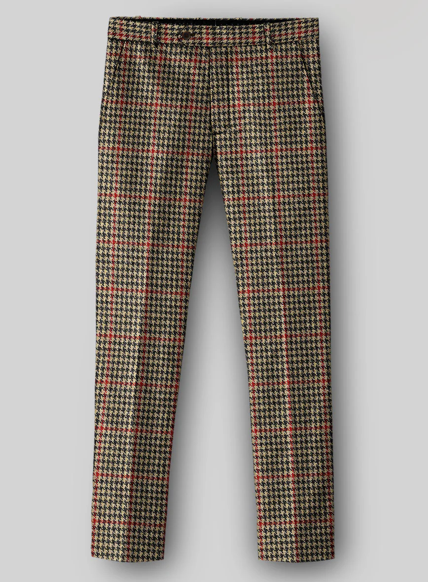 Harris Tweed Carmine Beige Suit - Image 6