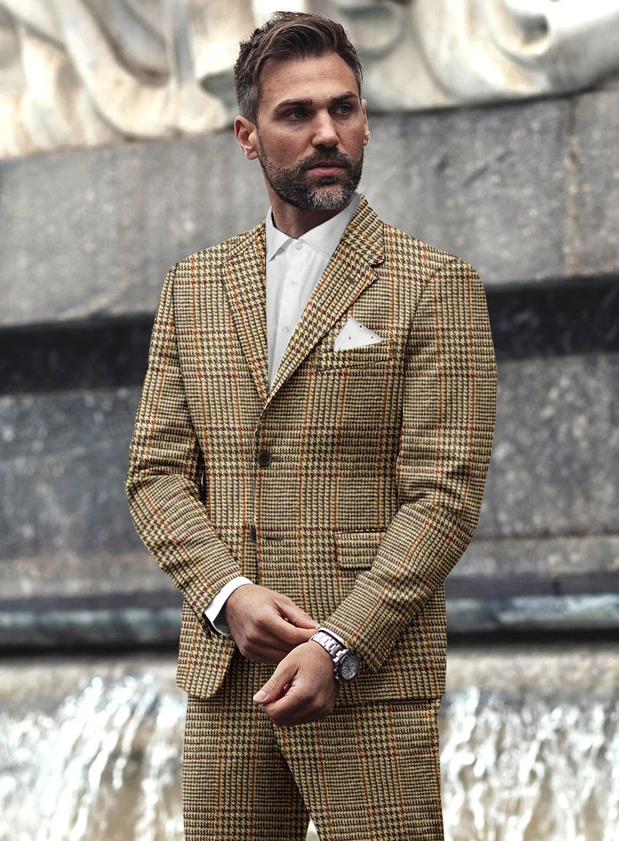 Harris Tweed Chestnut Glen Suit - Image 4