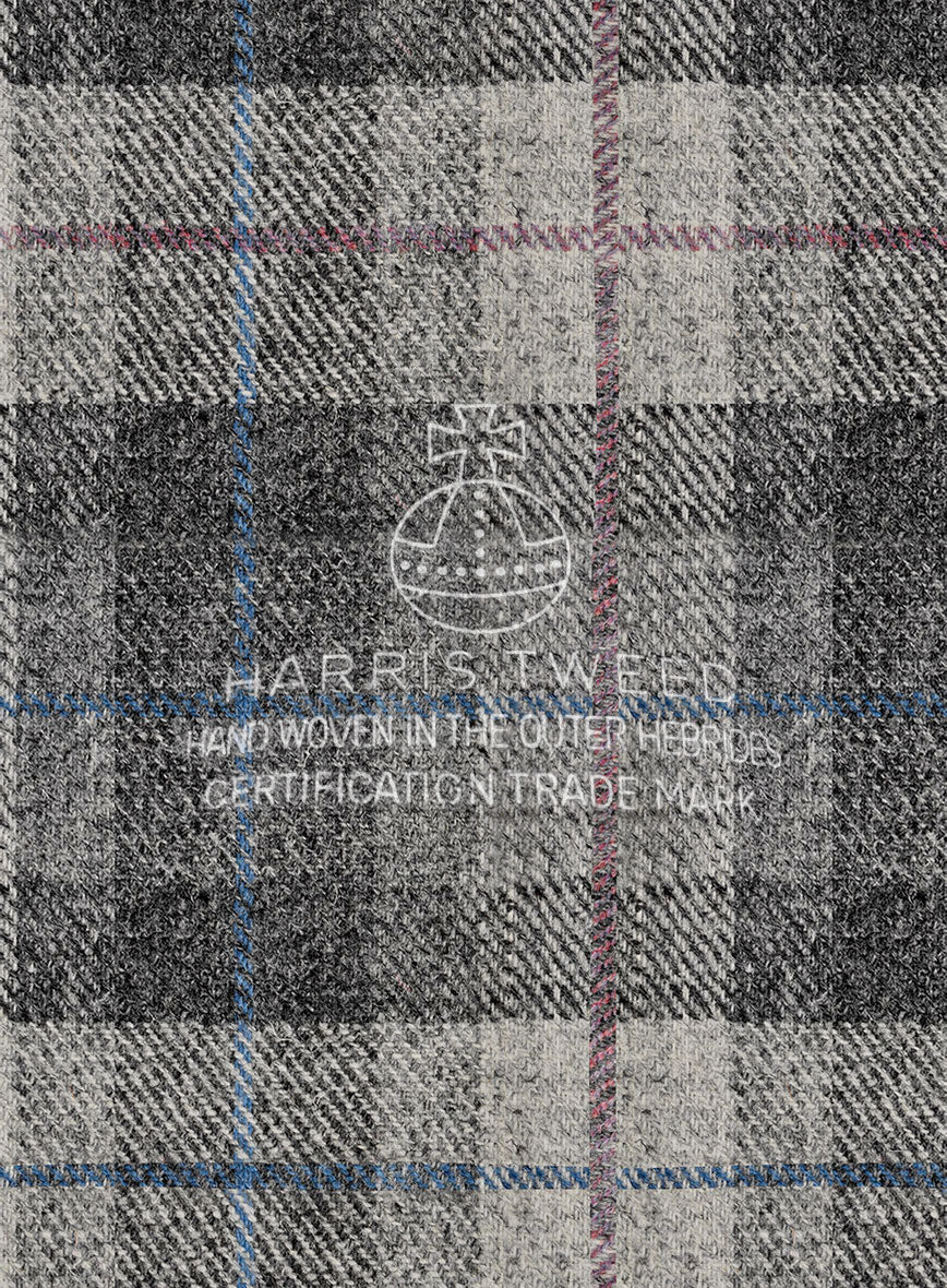 Harris Tweed Classic Gray Tartan Suit - Image 6
