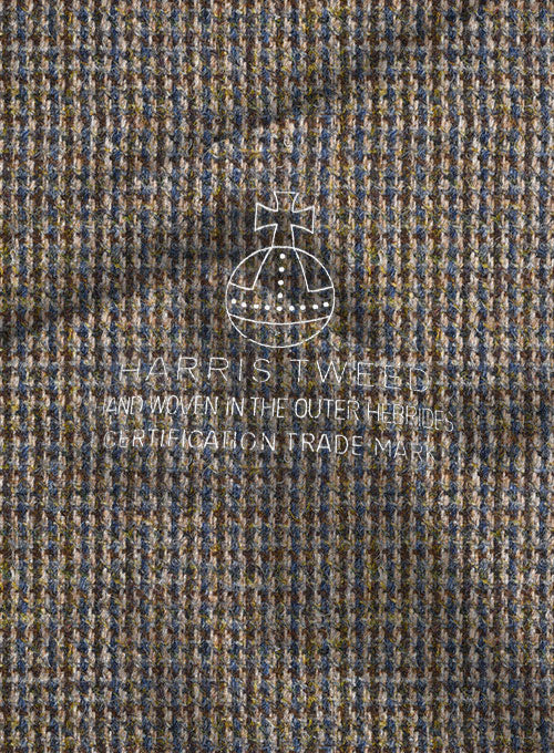 Harris Tweed Classic Weave Pea Coat - Image 4