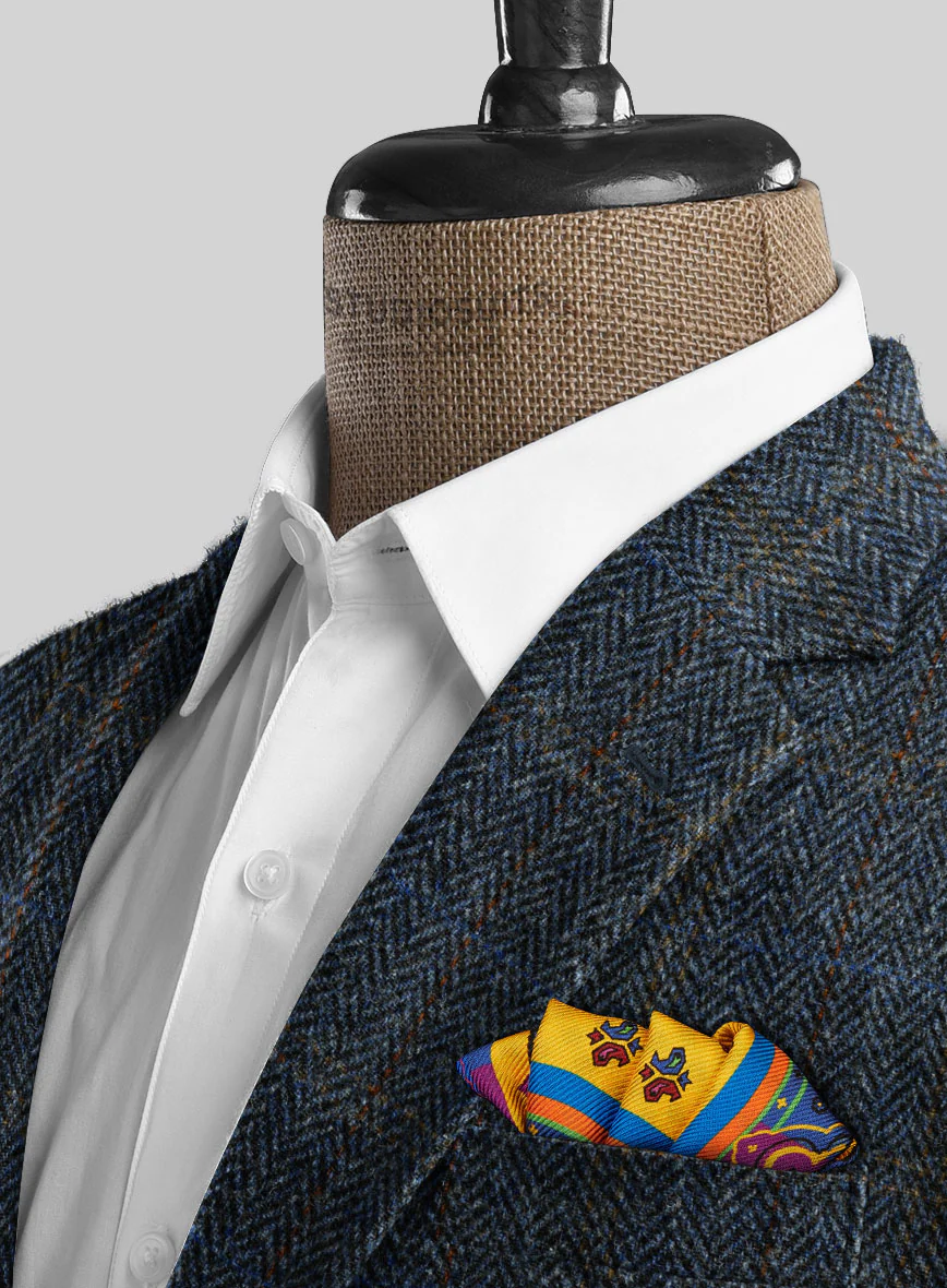 Harris Tweed Country Blue Suit - Image 3