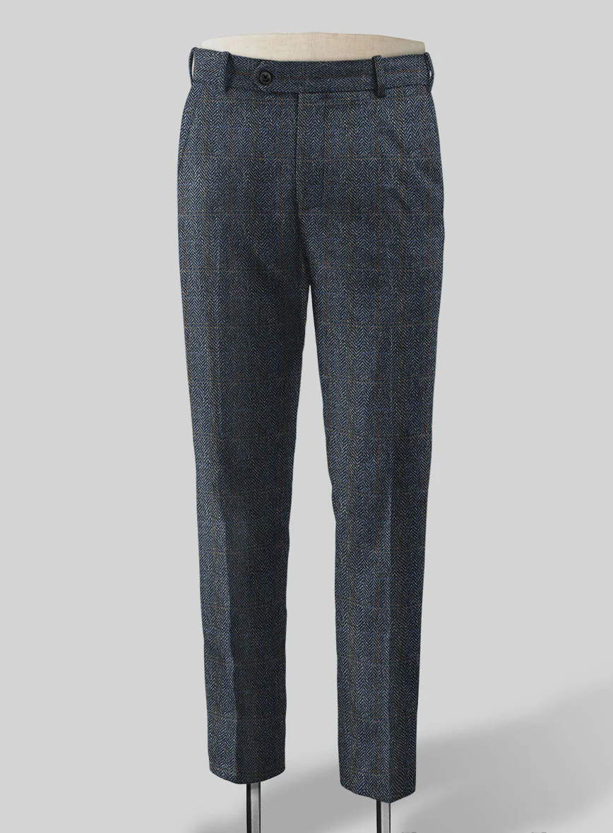 Harris Tweed Country Blue Suit - Image 6