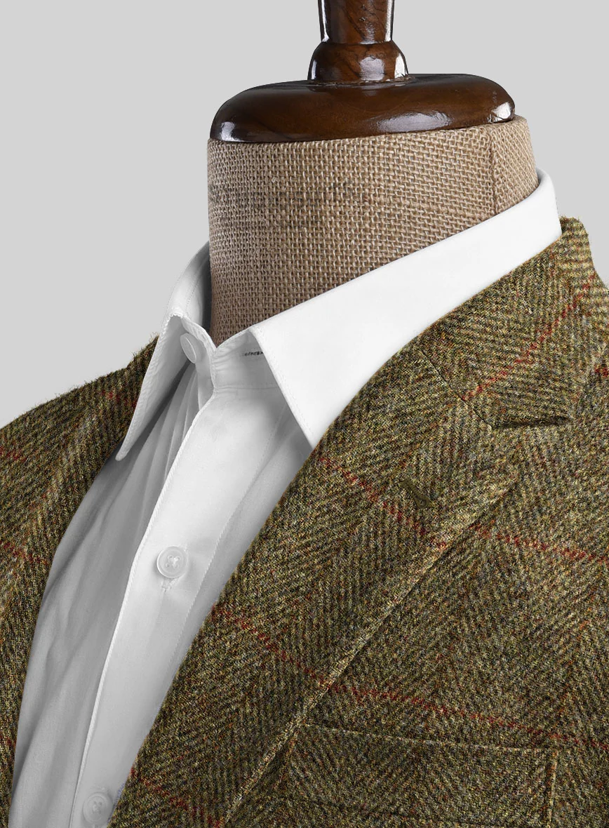 Harris Tweed Country Brown Check Suit - Image 4