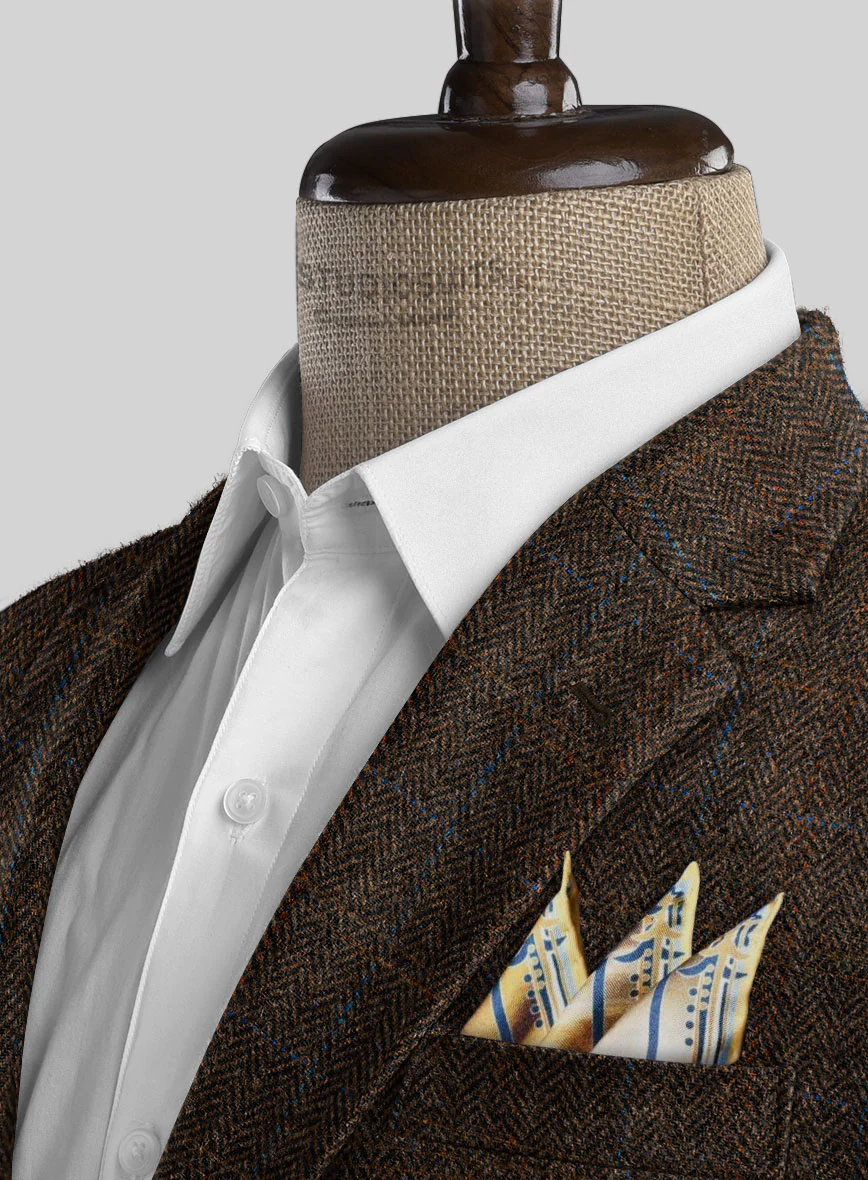 Harris Tweed Country Dark Brown Jacket - Image 4