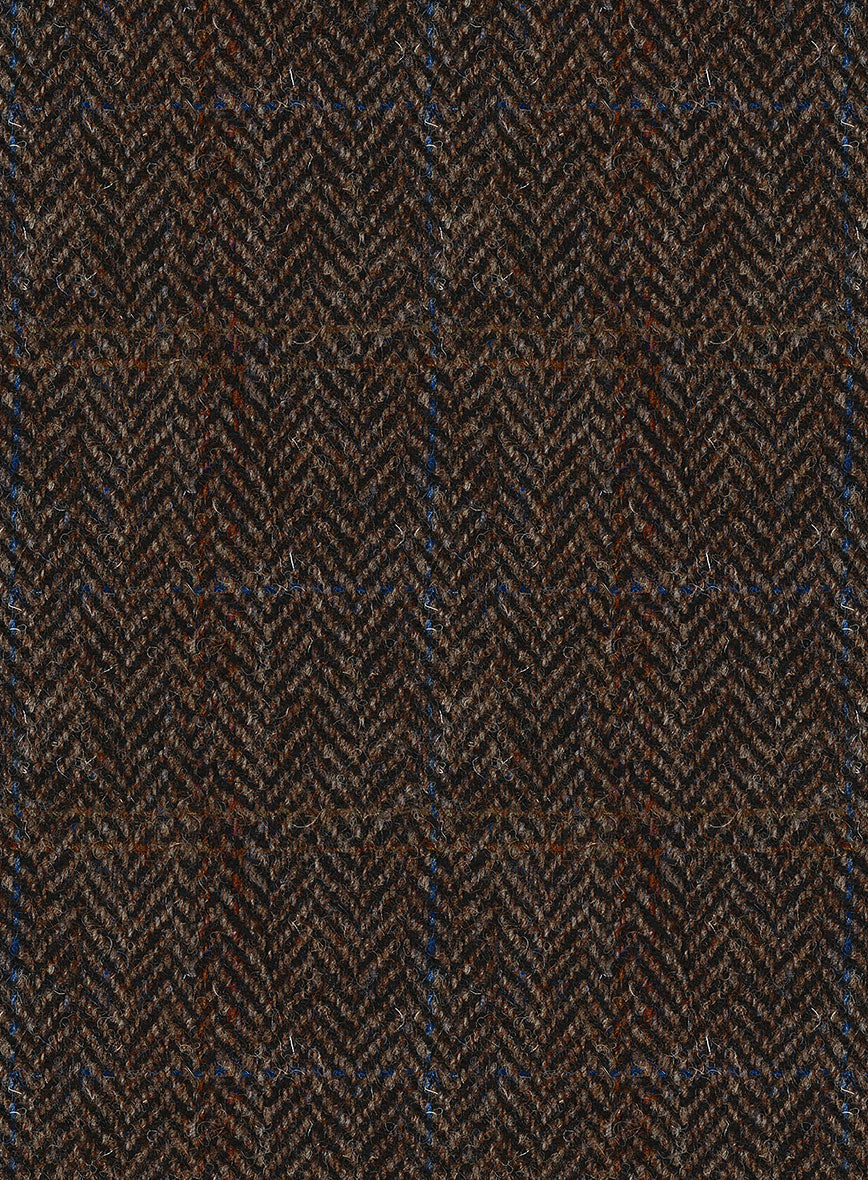 Harris Tweed Country Dark Brown Jacket - Image 6