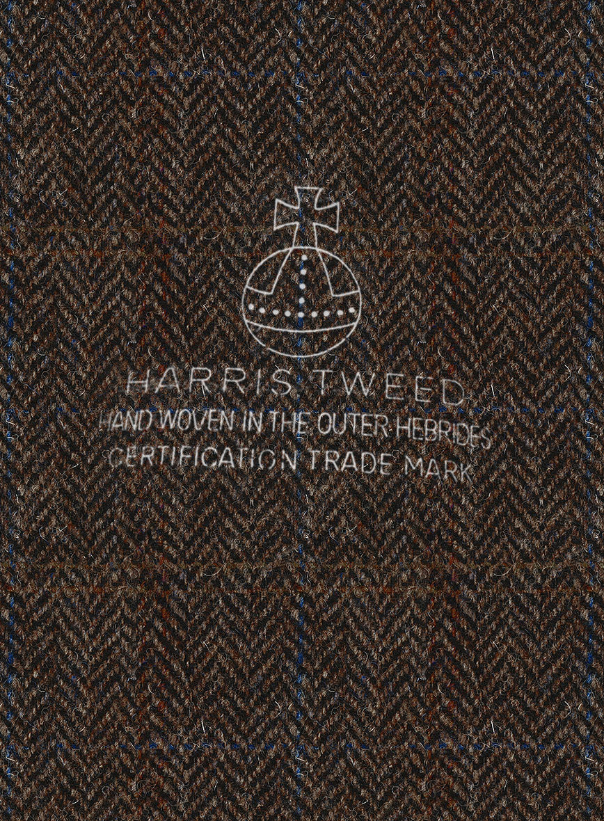 Harris Tweed Country Dark Brown Pants - Image 2