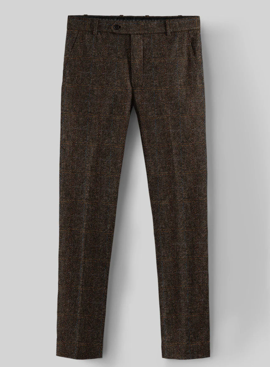 Harris Tweed Country Dark Brown Suit - Image 5