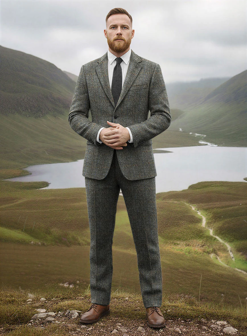 Harris Tweed Country Gray Suit