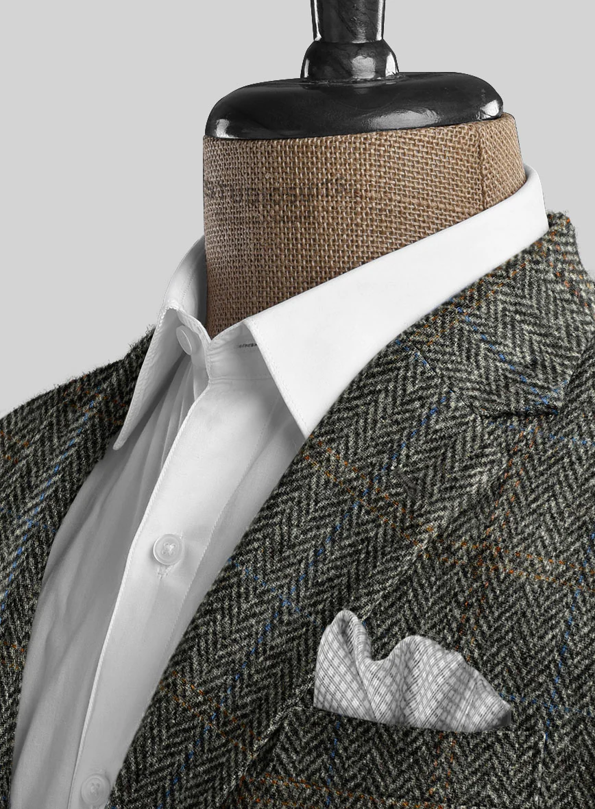 Harris Tweed Country Gray Jacket - Image 3