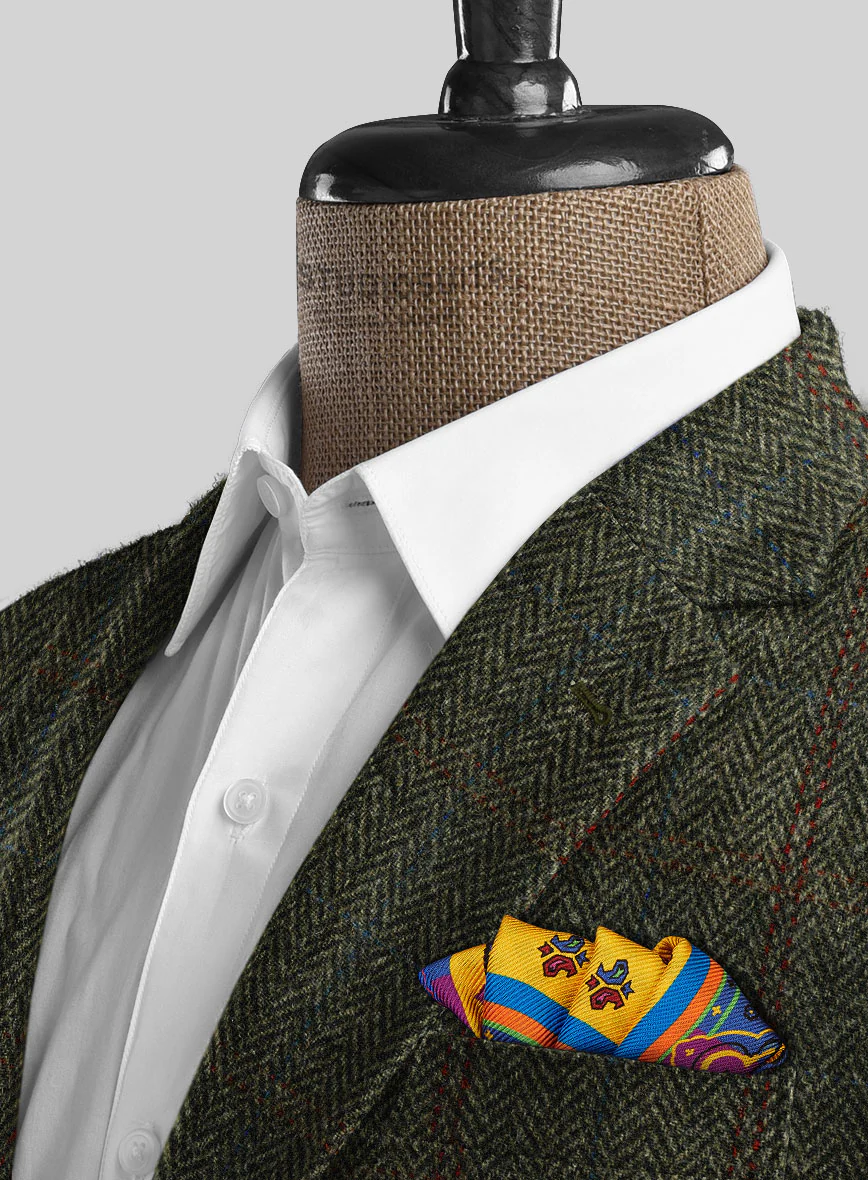 Harris Tweed Country Green Jacket - Image 3