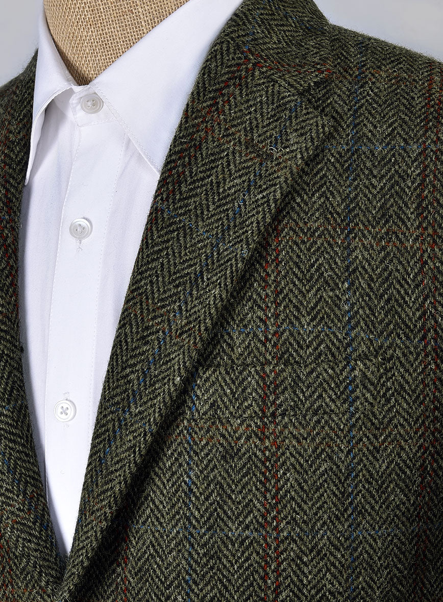 Harris Tweed Country Green Jacket - Image 5