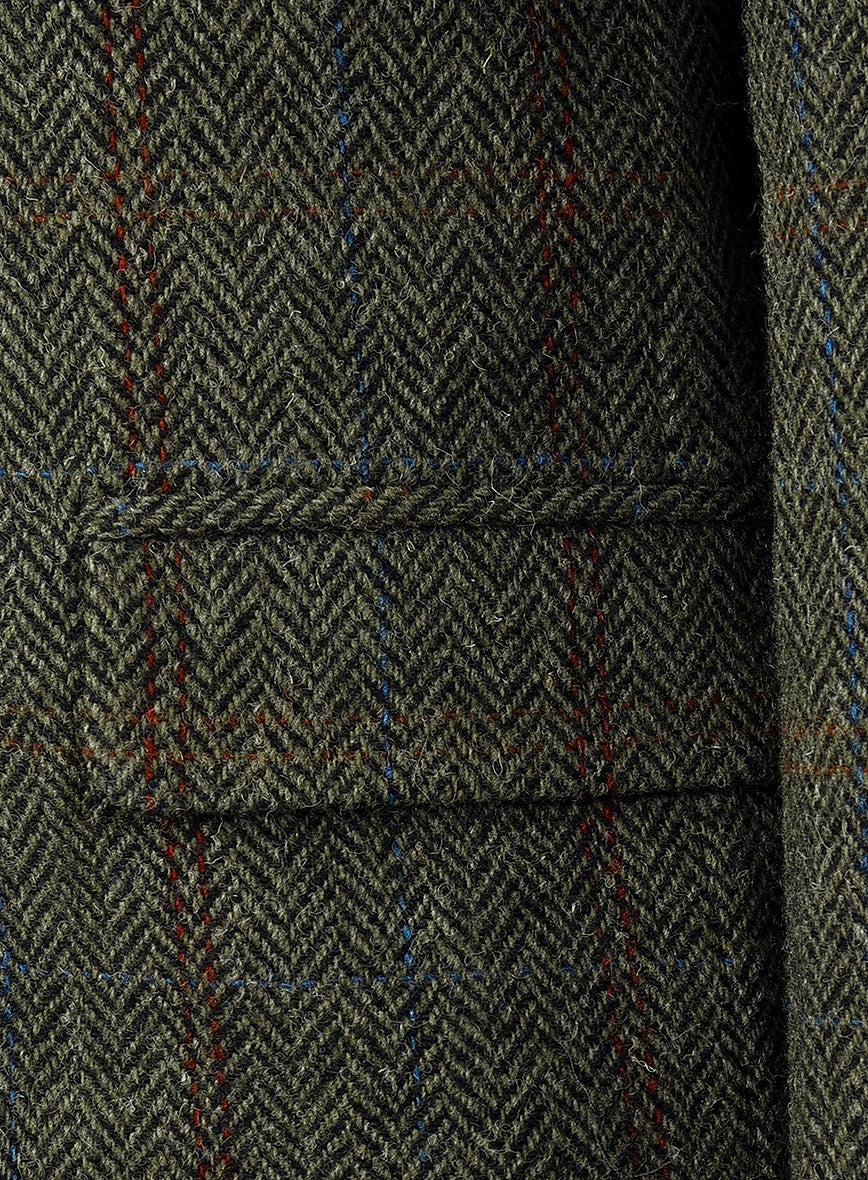 Harris Tweed Country Green Suit - Image 7