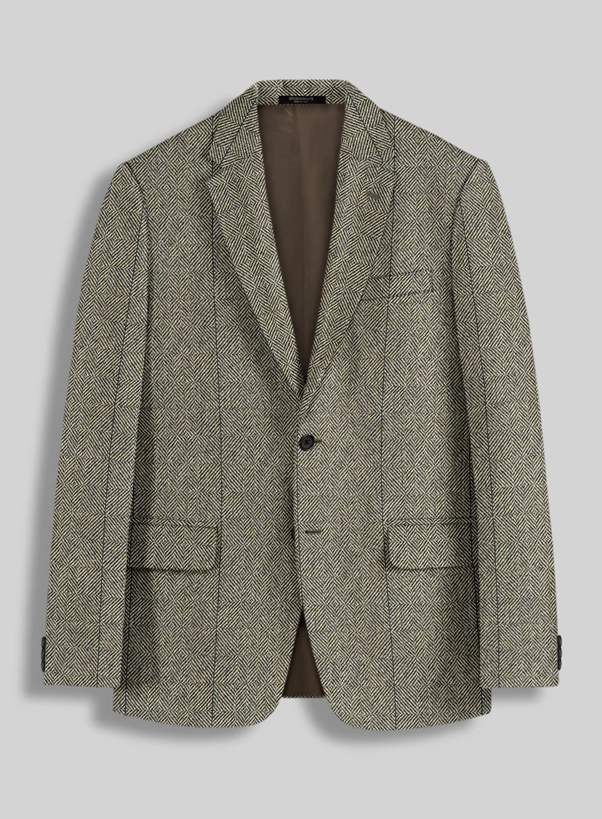Harris Tweed Country Greige Suit - Image 3