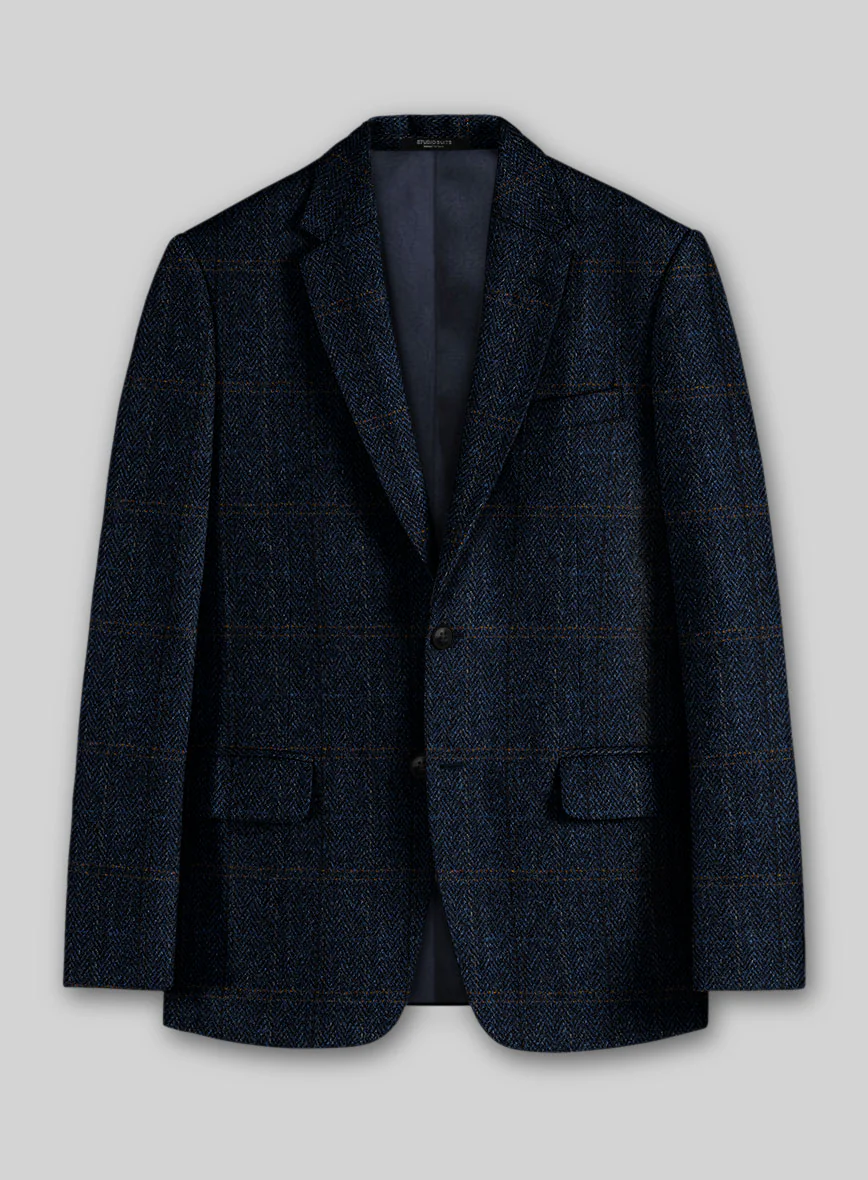 Harris Tweed Country Heritage Blue Suit - Image 2