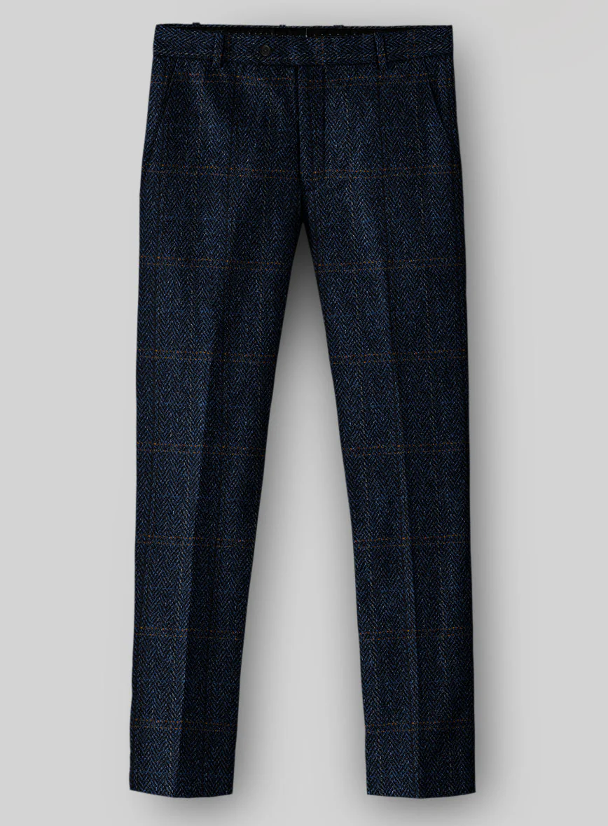 Harris Tweed Country Heritage Blue Suit - Image 4