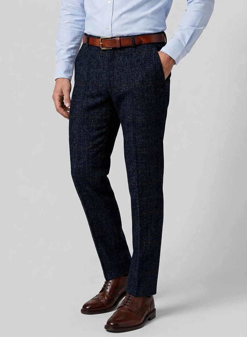 Harris Tweed Country Heritage Blue Suit - Image 5