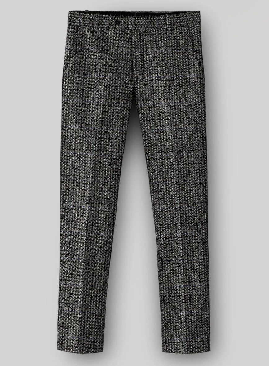 Harris Tweed Dark Gray Check Suit - Image 6