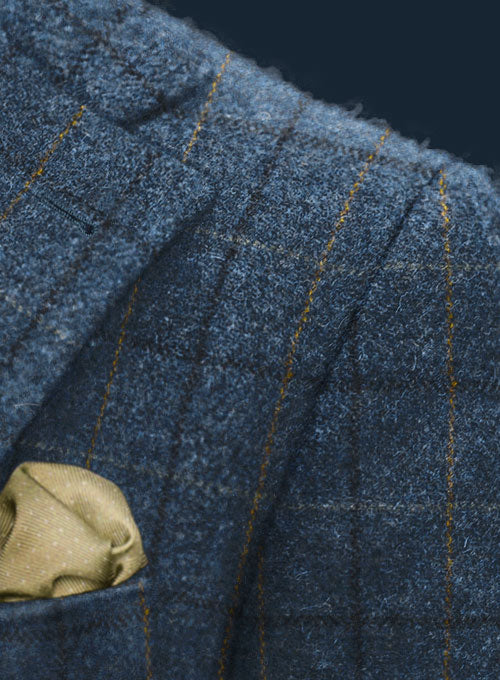 Harris Tweed Gordon Blue Suit - Image 3
