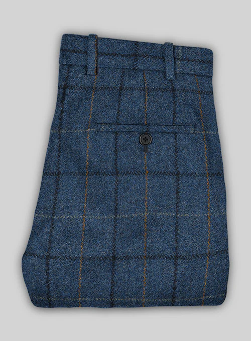 Harris Tweed Gordon Blue Suit - Image 5