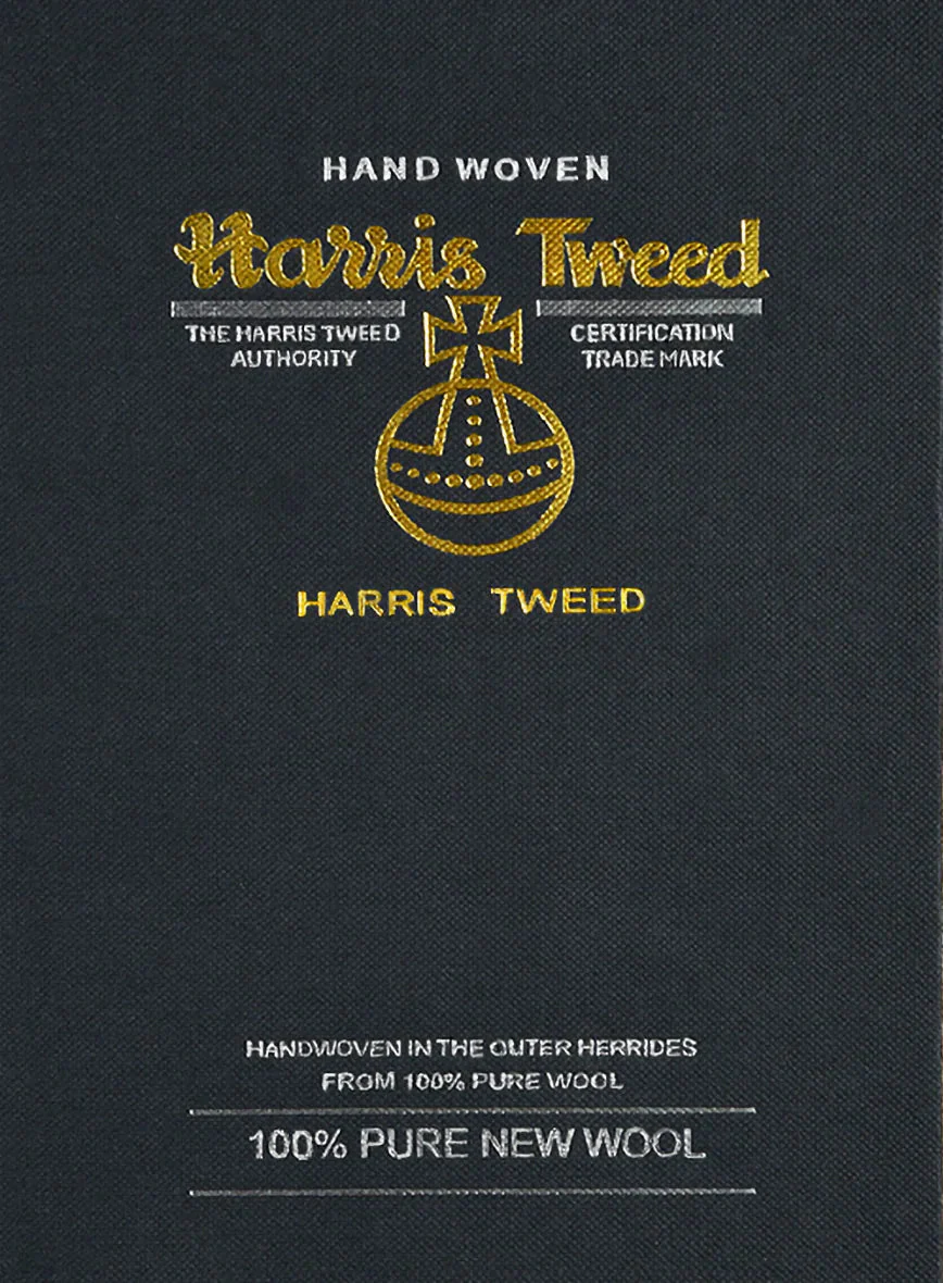 Harris Tweed Gray Chevron GQ Overcoat - Image 7