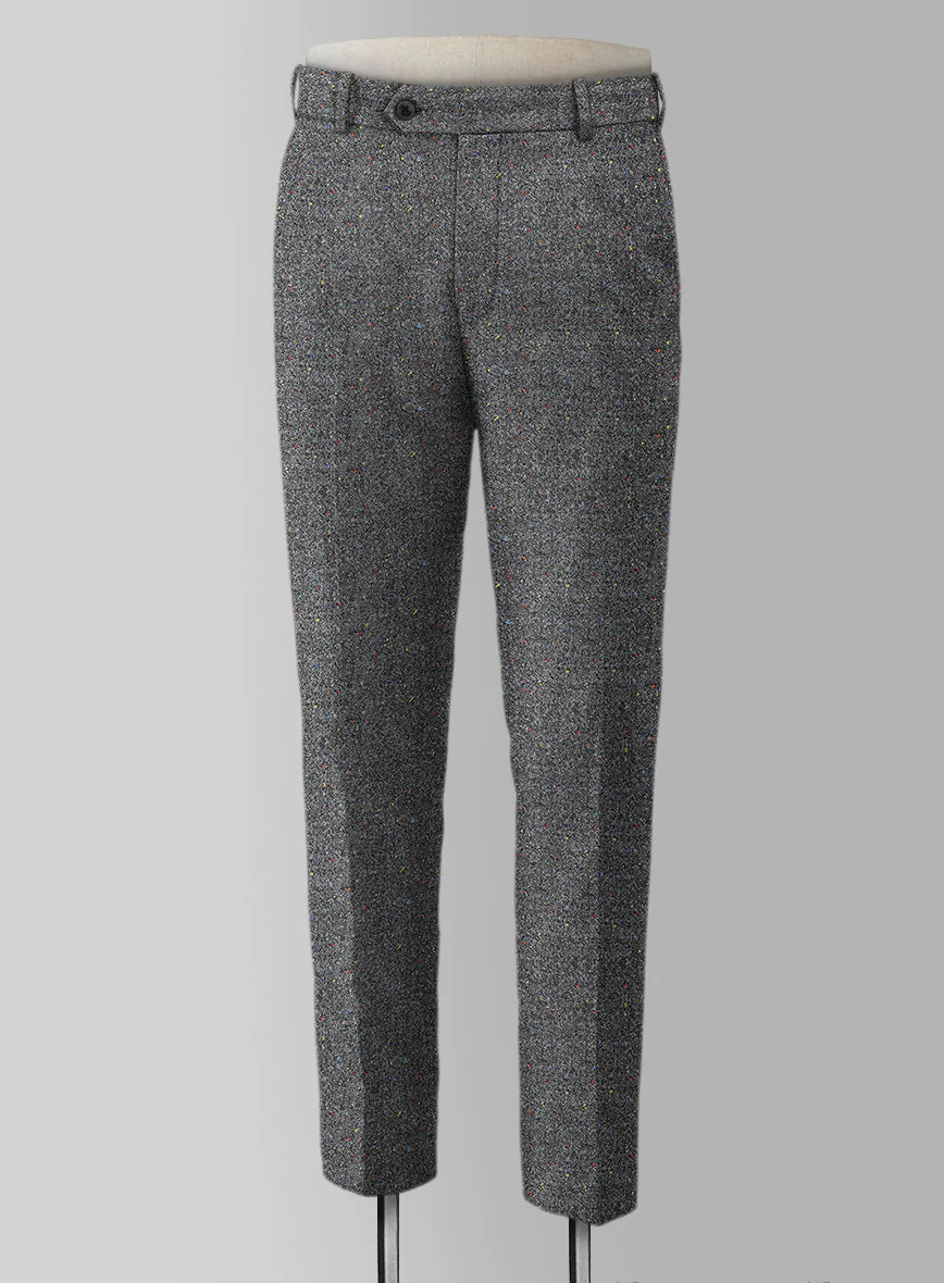 Harris Tweed Gray Speckled Suit - Image 4