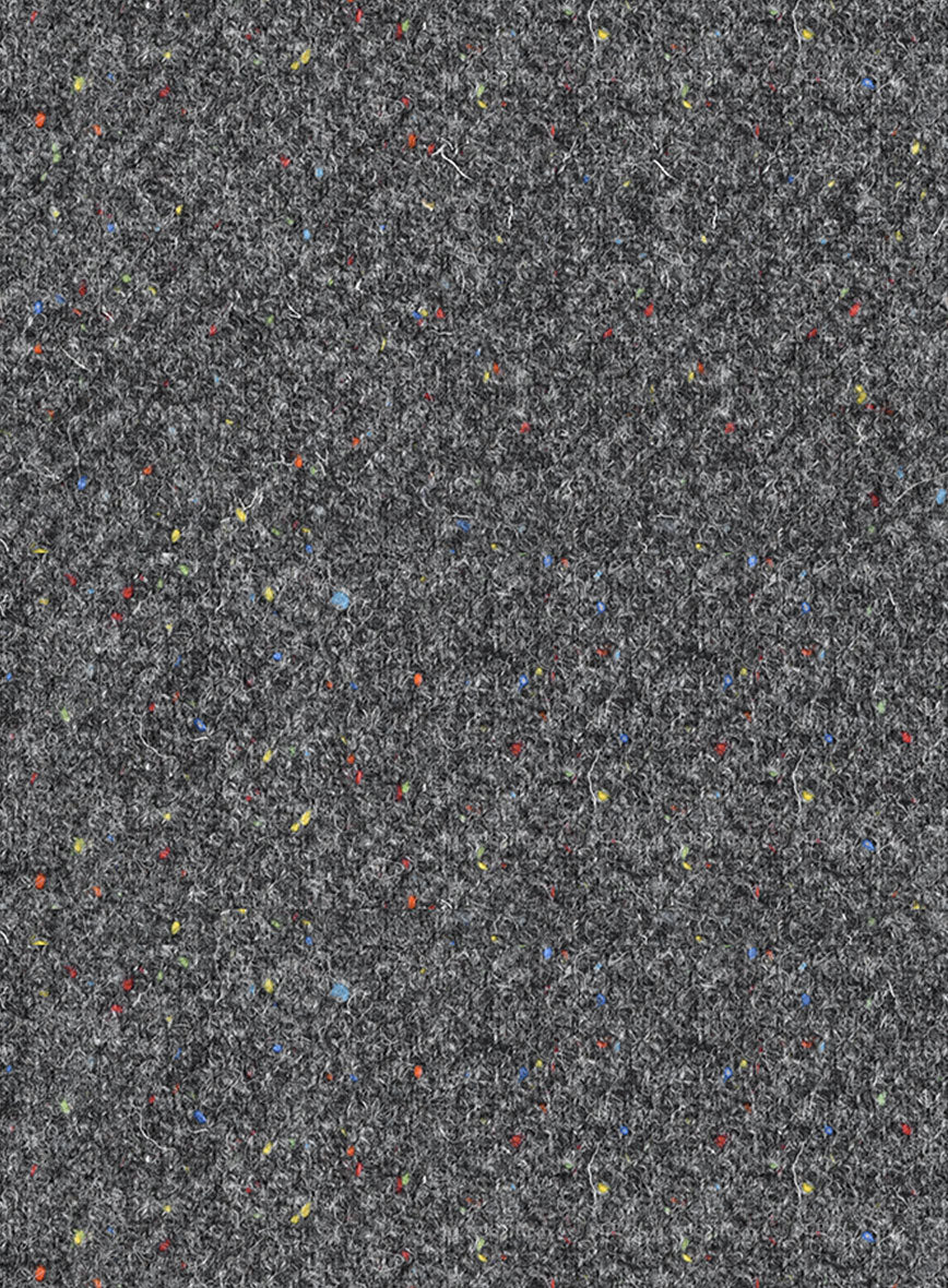 Harris Tweed Gray Speckled Suit - Image 6